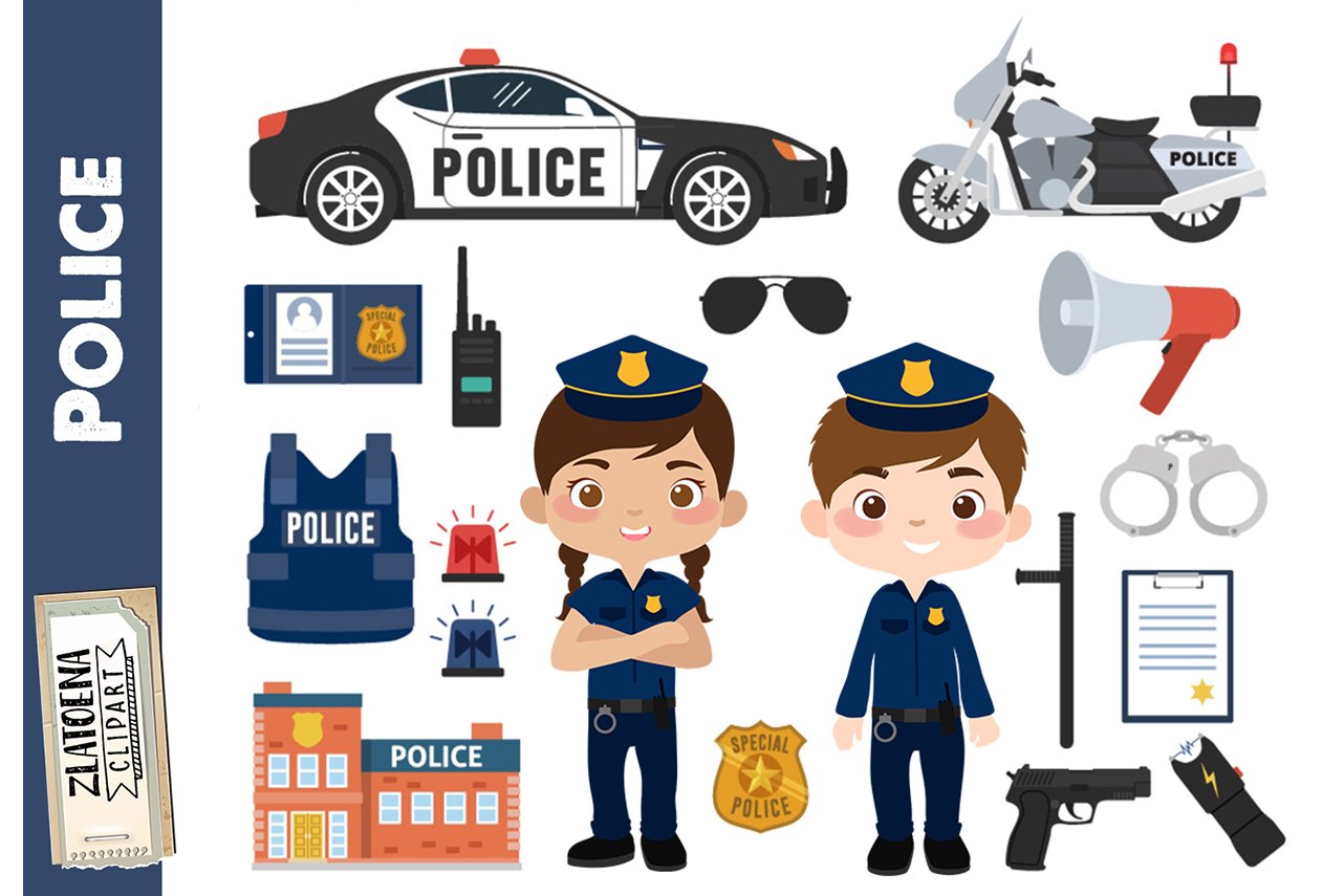 the police cliparts