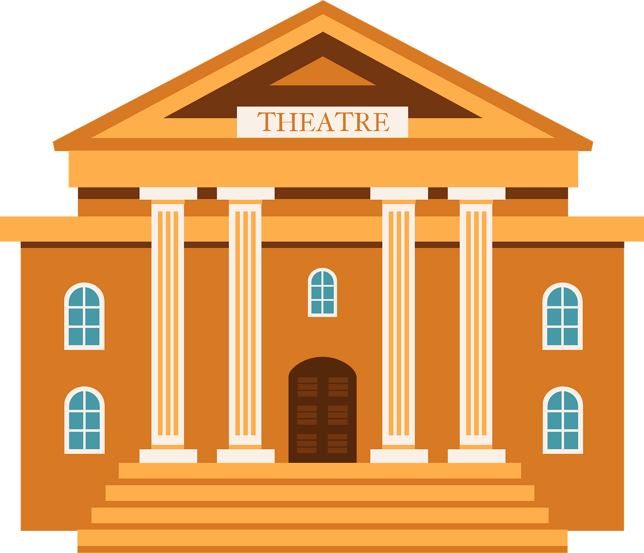theatre building cliparts