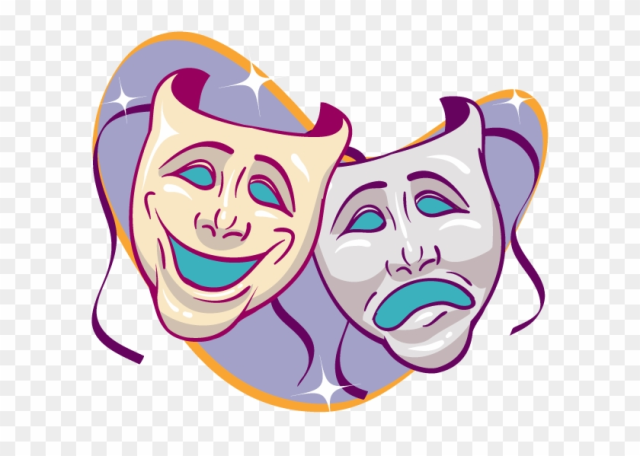 theatre masks clipart