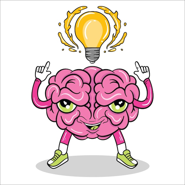 thinking brain cliparts