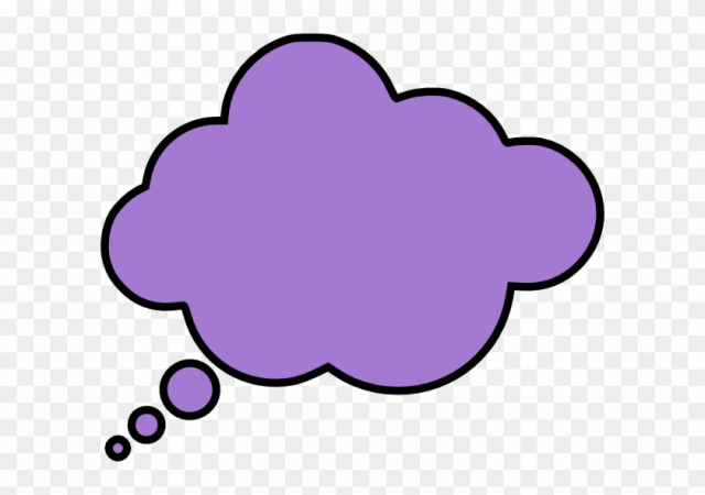Free: Thinking Cloud Clip Art - Colorful Thought Bubble Png - nohat.cc
