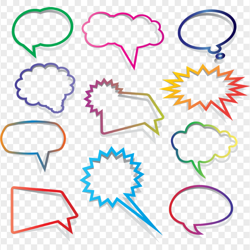 thinking bubbles