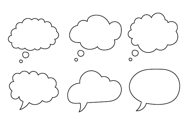 thinking bubbles