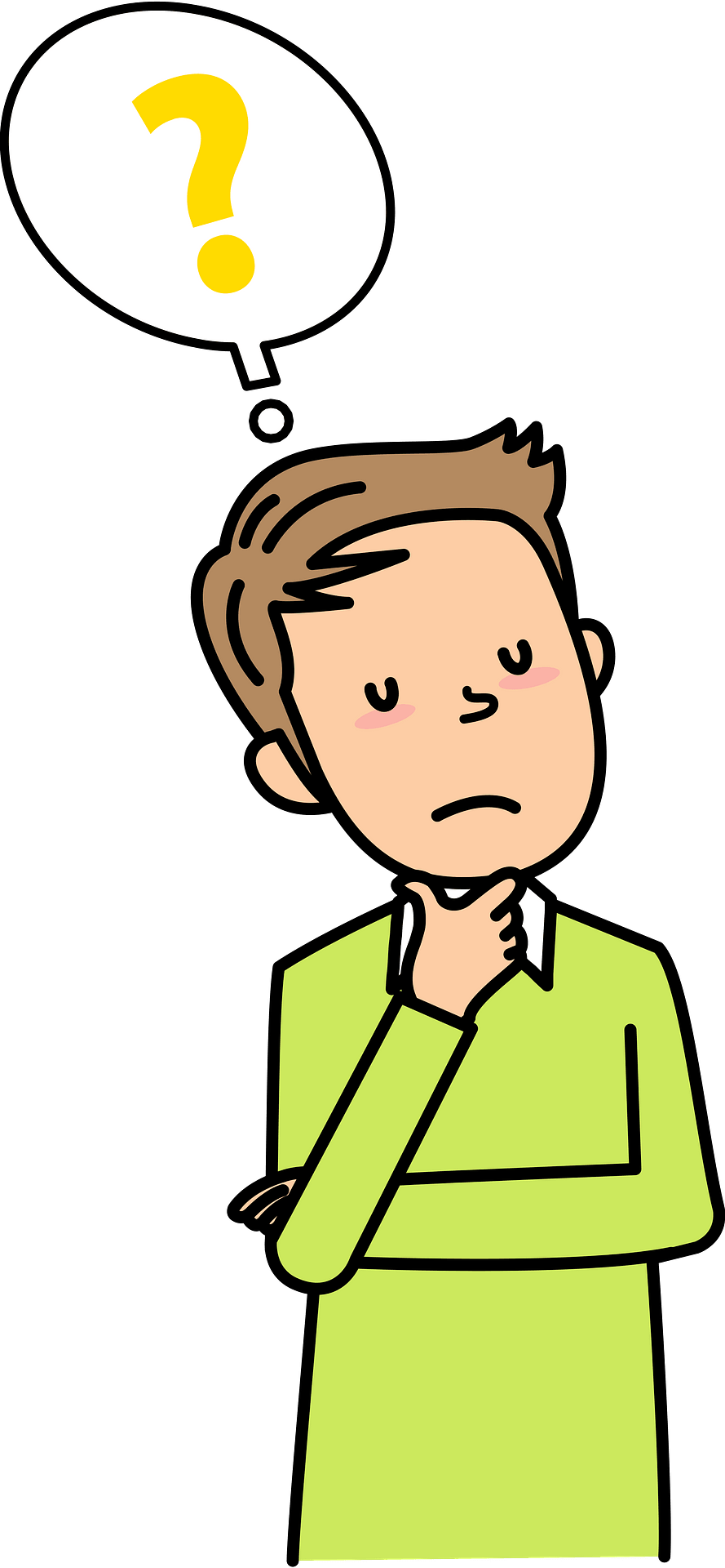 Man is Thinking - Free vector clipart images on clipart library.com