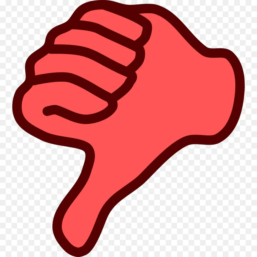 thumbs down clipart