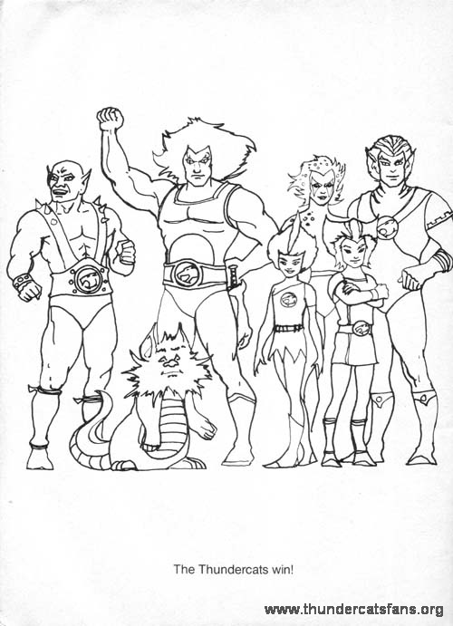 Bring Your Favorite Thundercats to Life with Coloring Pages