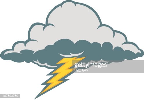 Thunder Cloud Stock Clipart | Royalty-Free | FreeImages