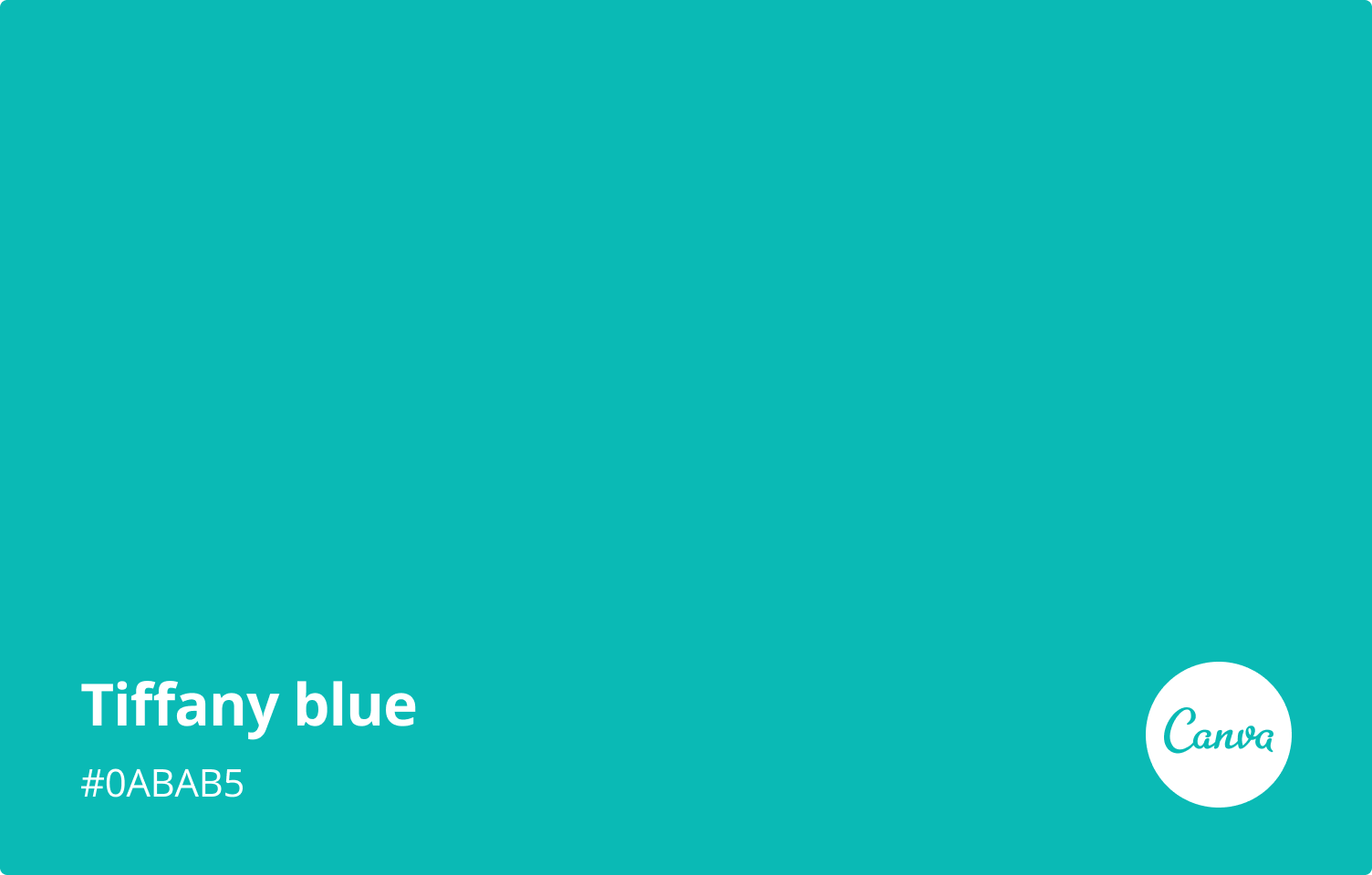 Everything about the color Tiffany Blue