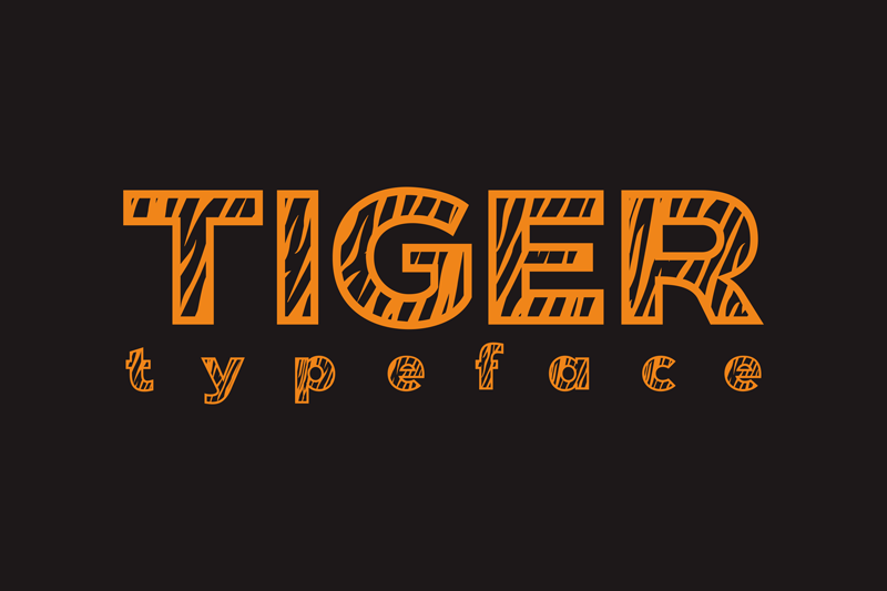 Tiger Font | dafont.com