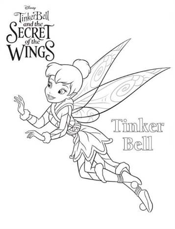 tinkerbell coloring pages online