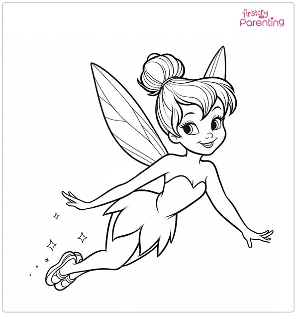 tinkerbell coloring pictures