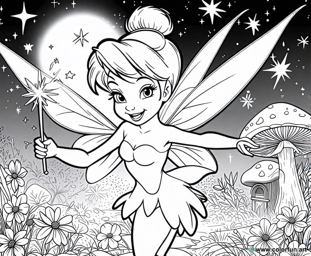 tinkerbell coloring pictures
