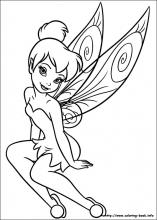 tinkerbell pictures to color