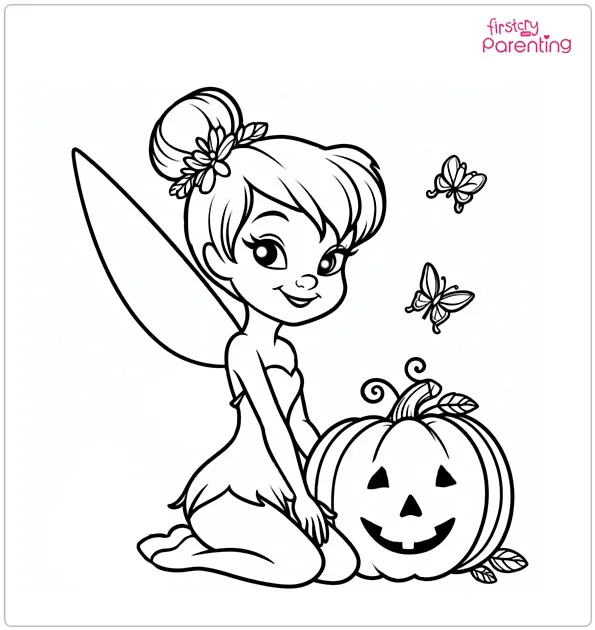 tinkerbell pictures to color