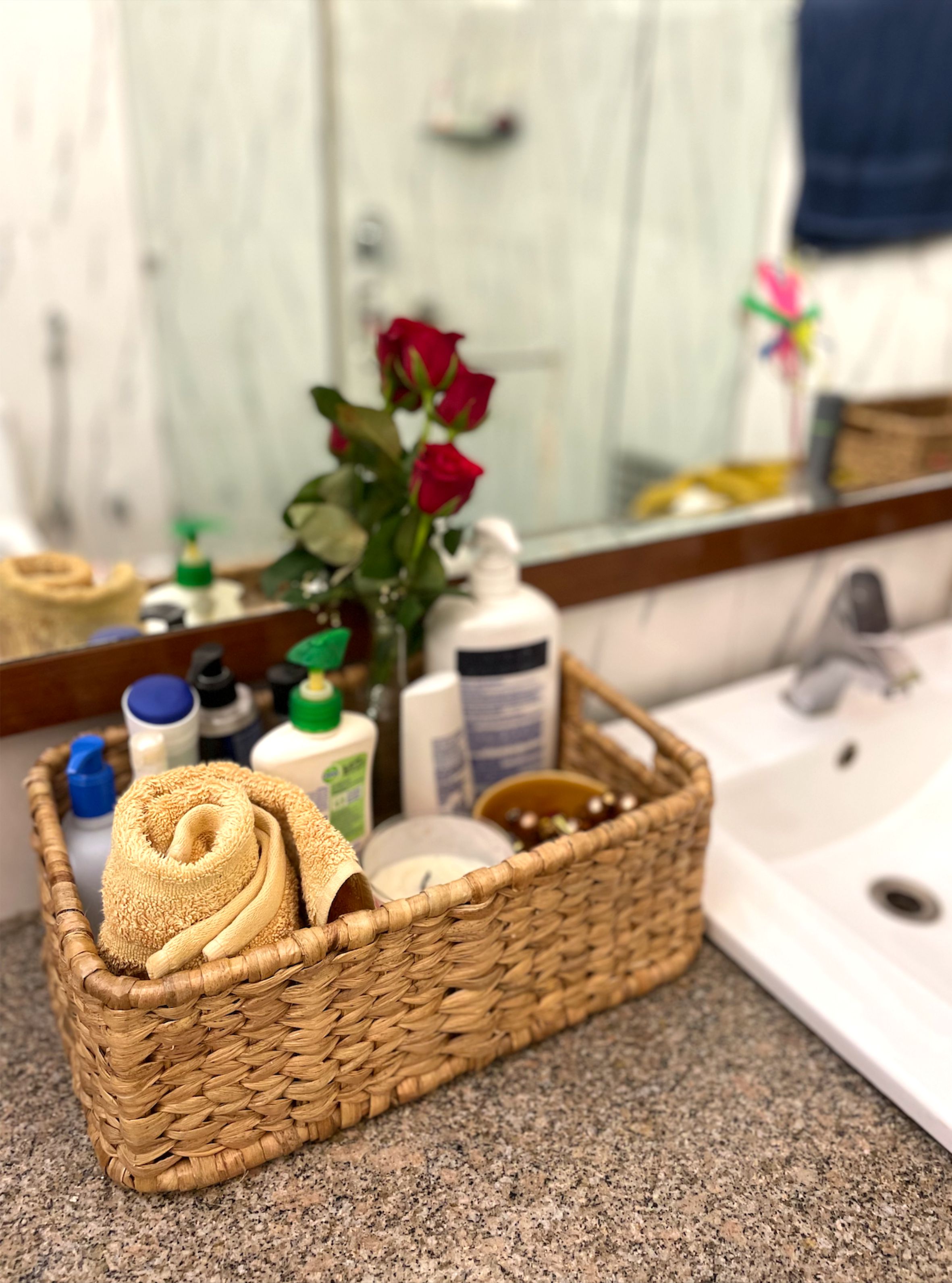 toiletries baskets