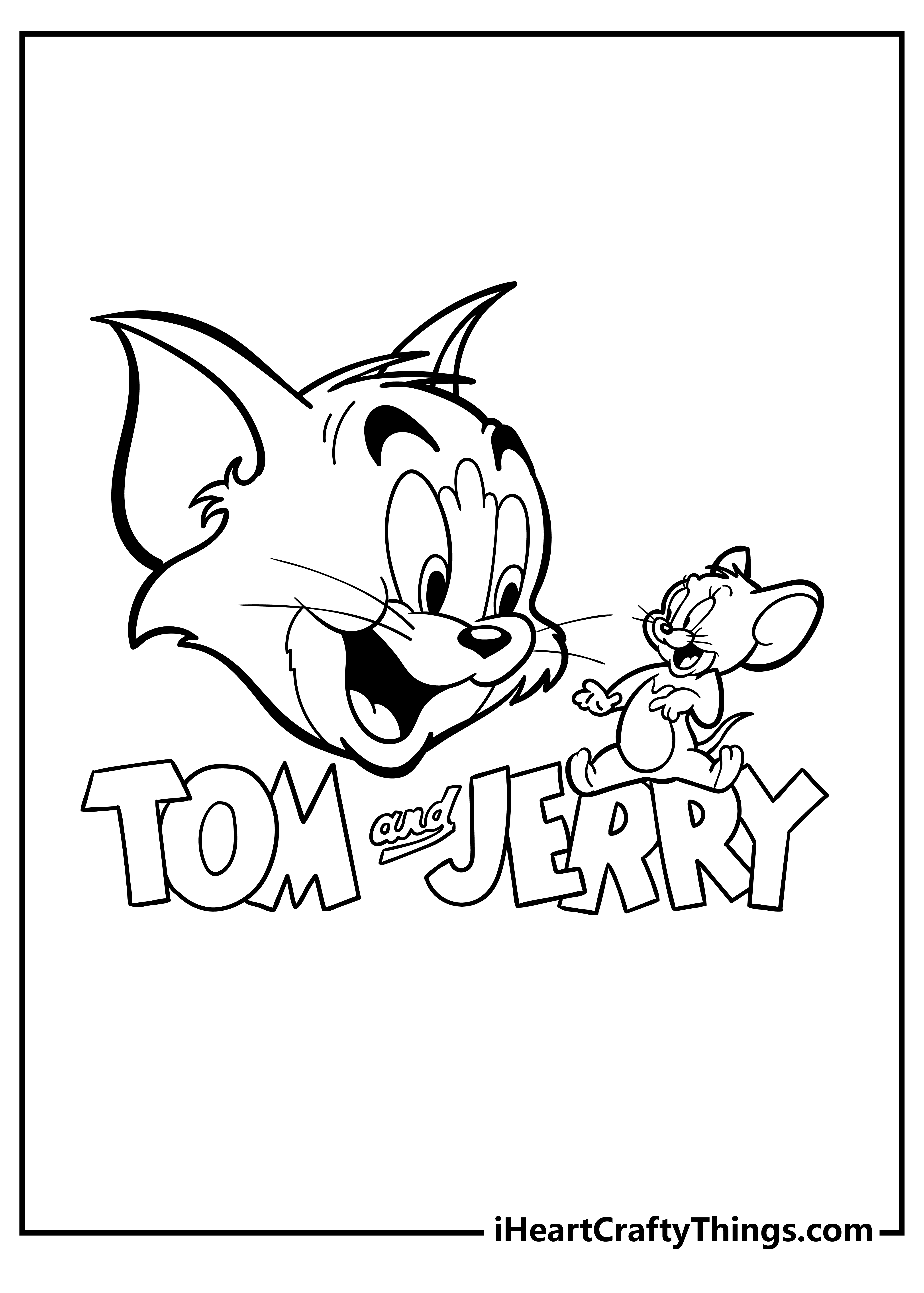 tom and jerry coloring pages