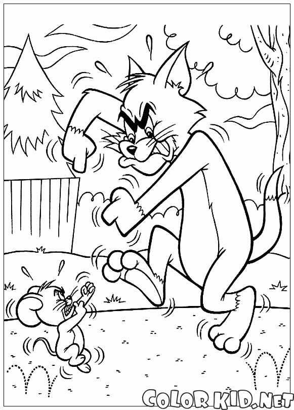 tom and jerry coloring pages