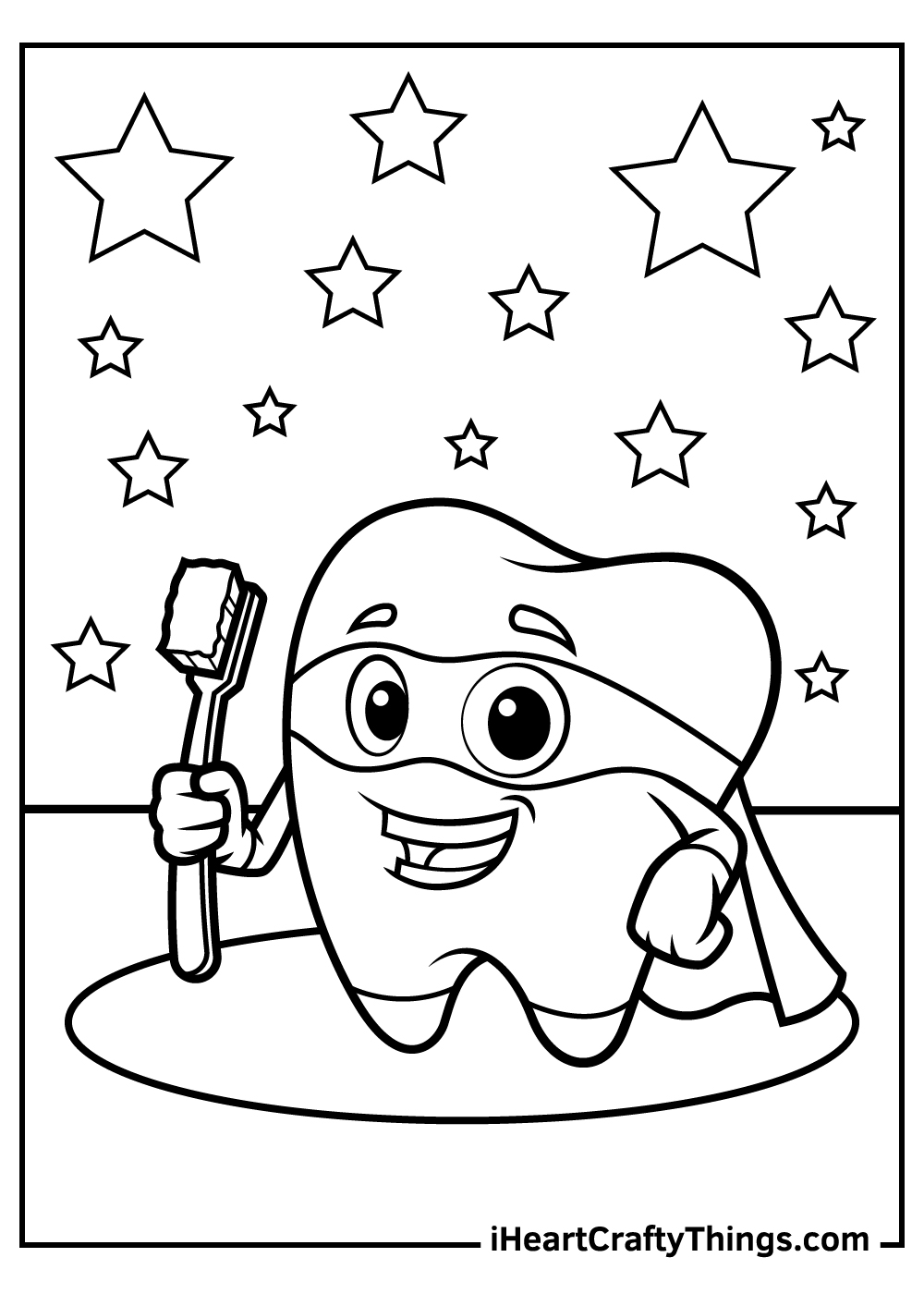 15 Tooth Coloring Pages (100% Free Printables)