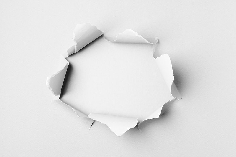 torn paper