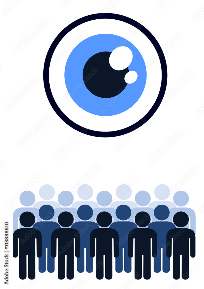 Controlling crowd by eye - positive / negative meaning ...