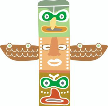 totem pole clipart