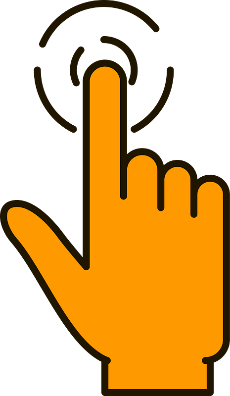 touch clipart