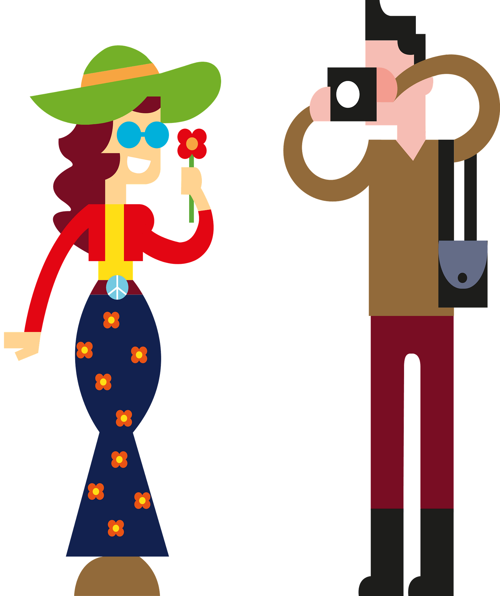 tourist cliparts