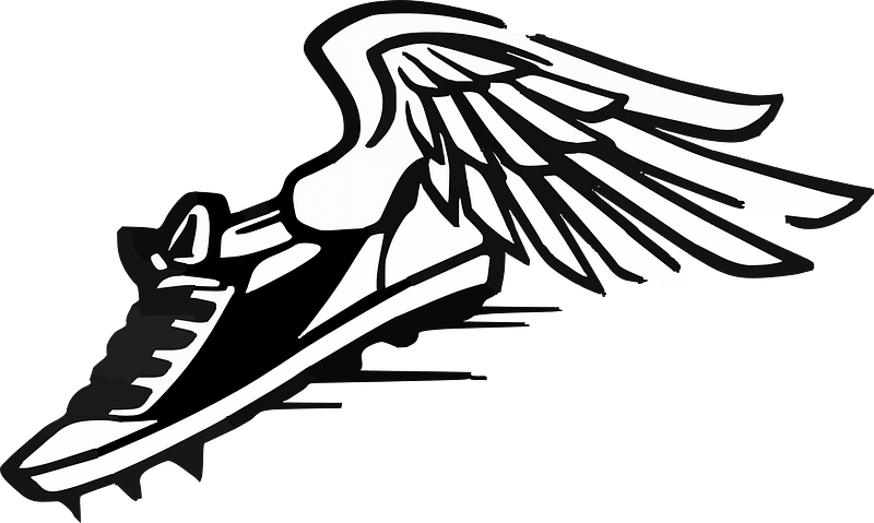 track shoe clipart