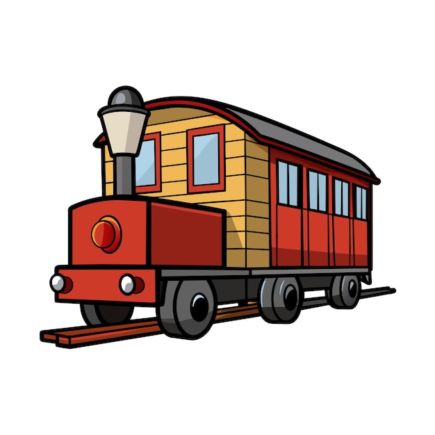 train cartoon image