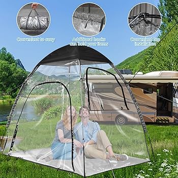 Transparentes PVC-Zelt, Sportzelt, Pflanzenanbauzelt, Aussichtszelt,  Blumenhaus, Carport, Camping Zelt Vordach Gazebo, Wetterfestes Pop-up-Zelt  für ...