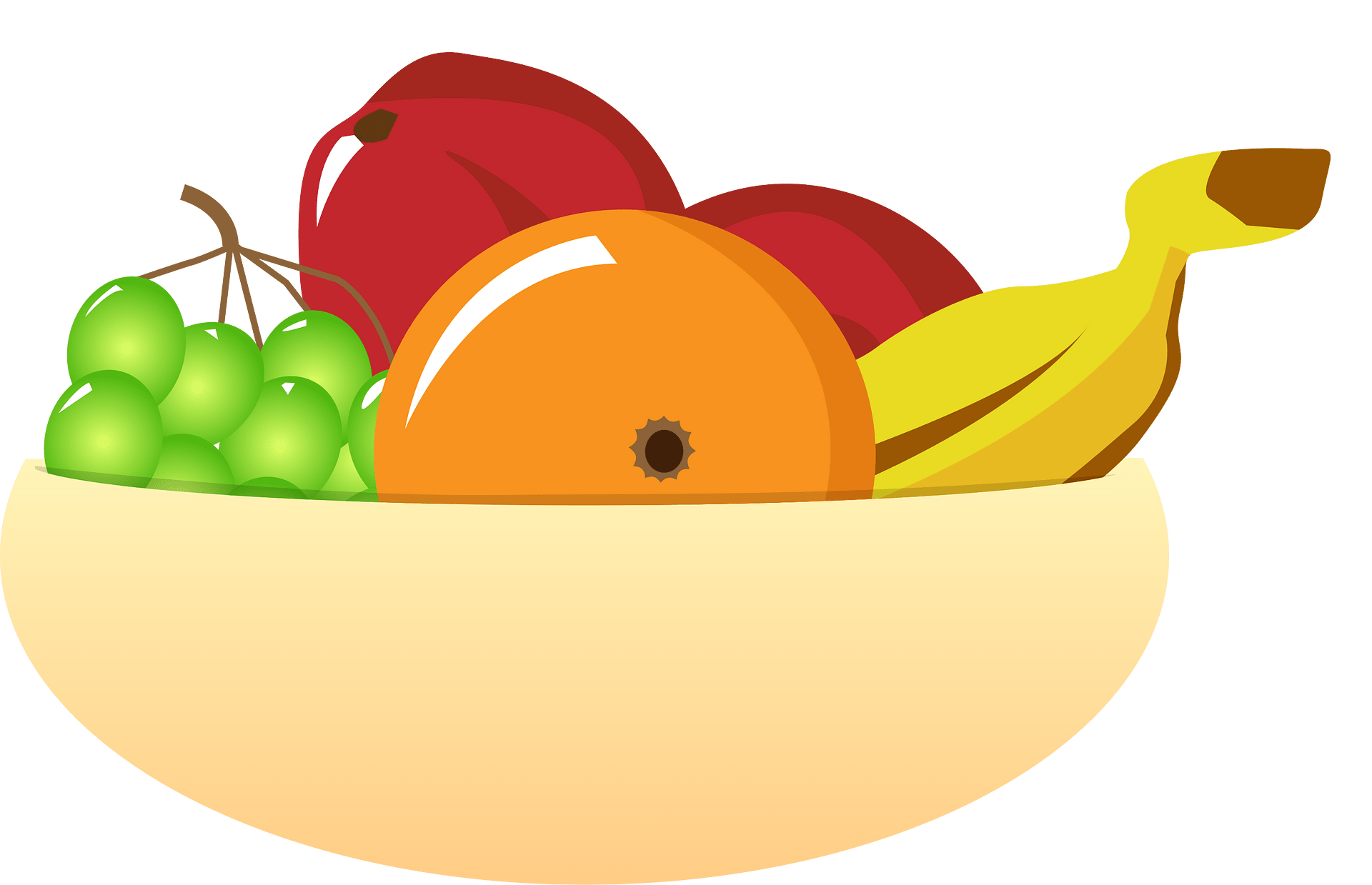 transparent fruit cliparts