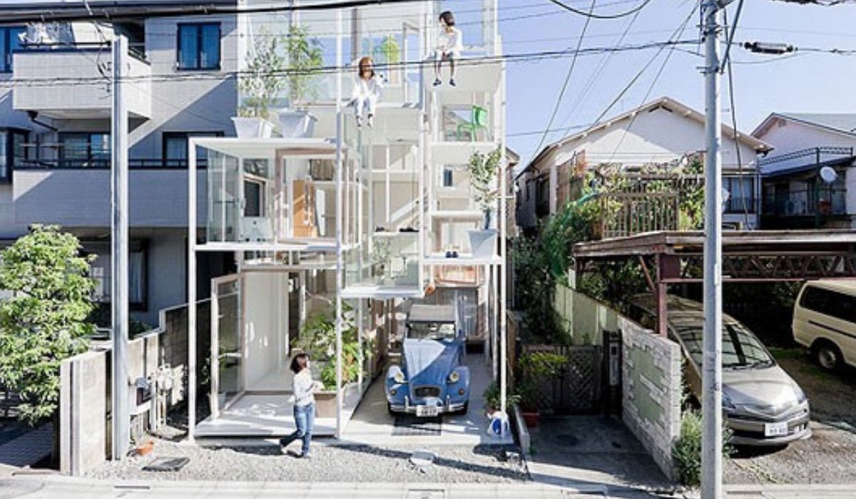 Transparent house in Tokyo, Japan: House NA by Sou Fujimoto Architects