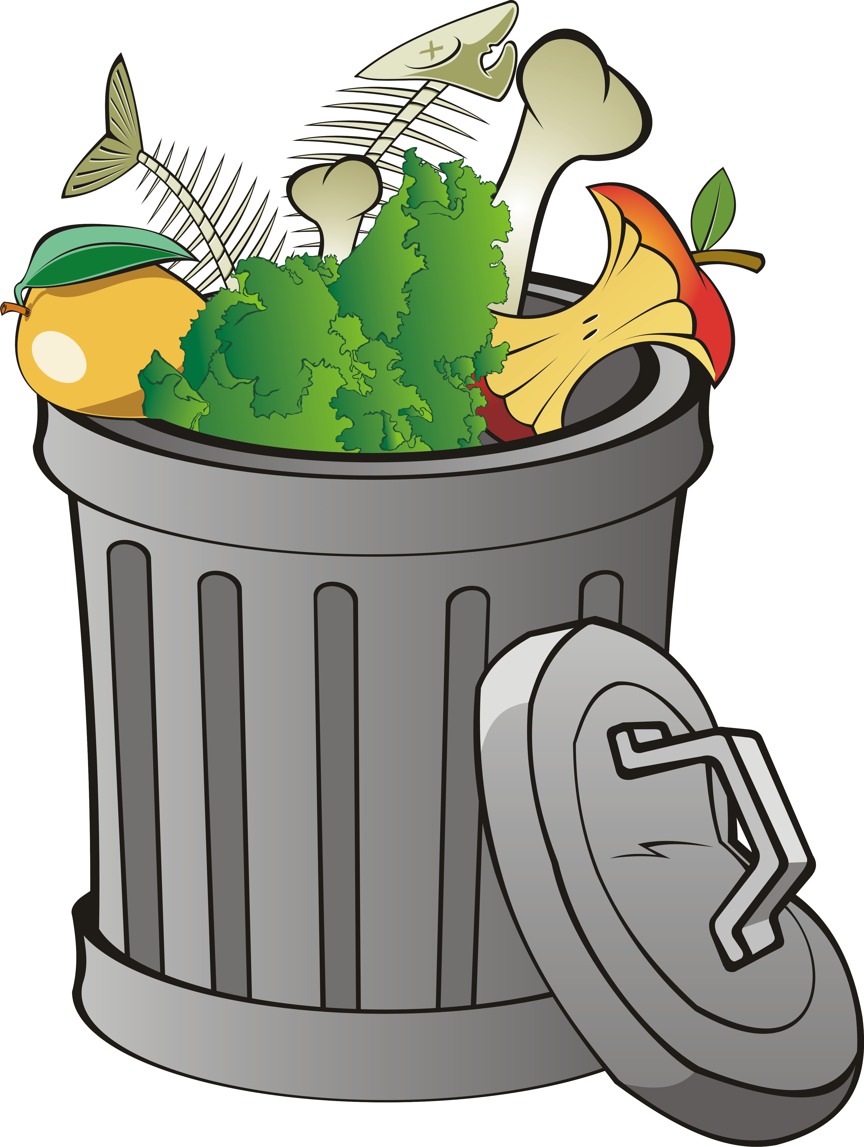 Trash can - Free vector clipart images on clipart library.com