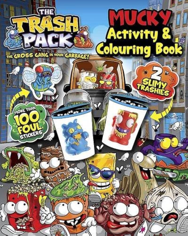 trash pack coloring pages