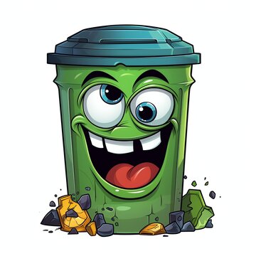 trashcan cliparts