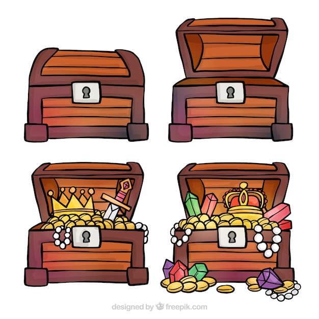 treasure chest graphic
