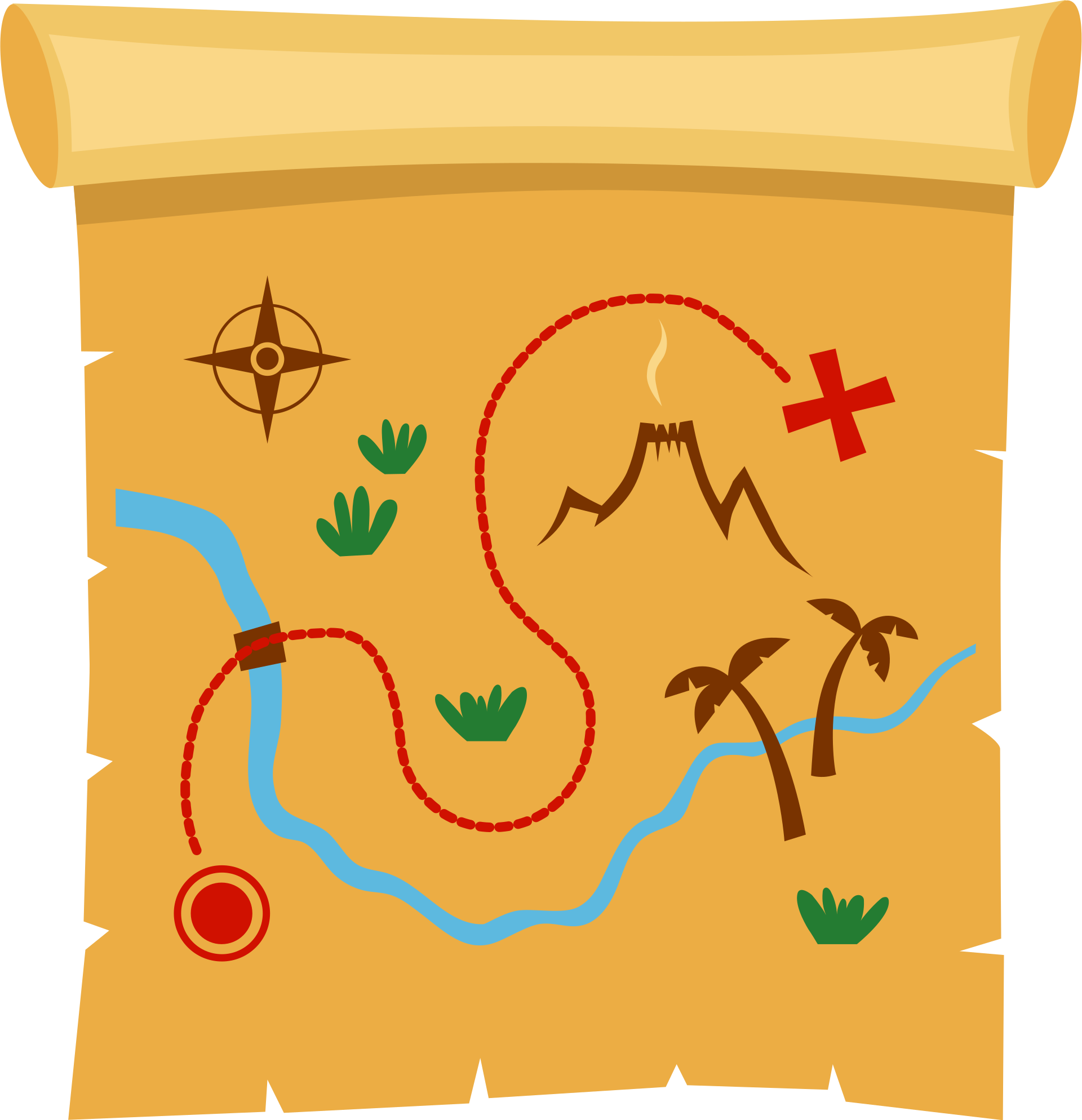 Treasure map - Free vector clipart images on clipart library.com