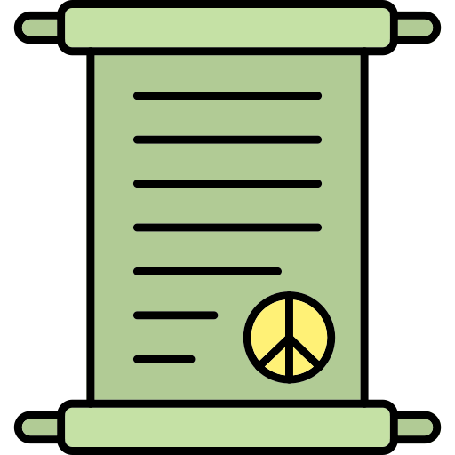 Peace treaty Generic Outline Color icon | clipart library