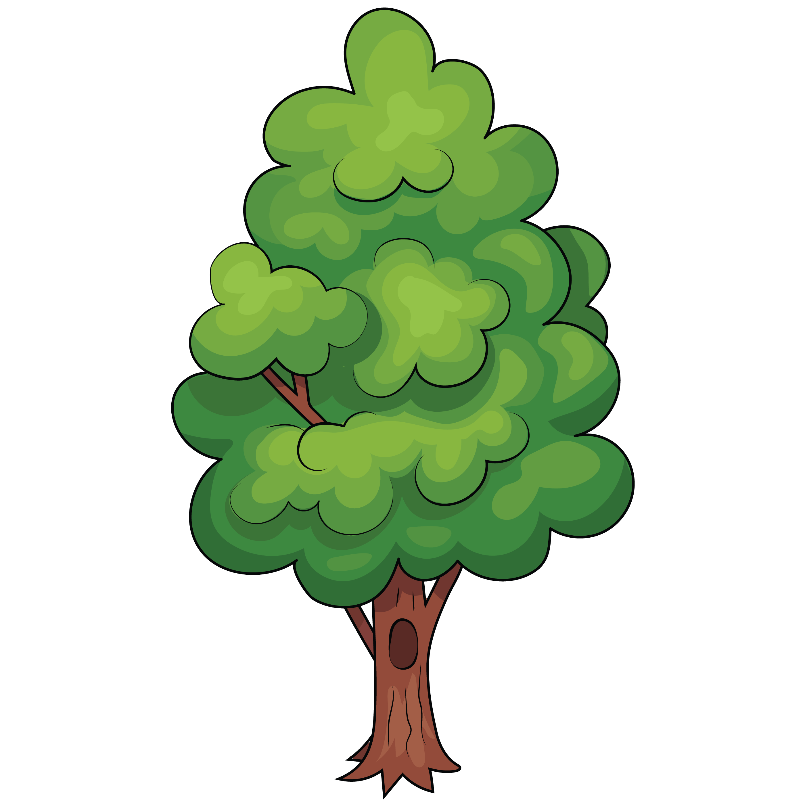 Green Tree PNG Clip Art - Best WEB Clipart
