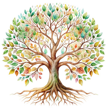 tree painting cliparts