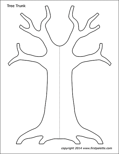 Tree Trunk | Free Printable Templates &amp; Coloring Pages ...