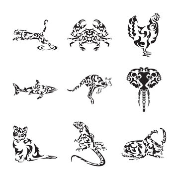 tribal art animals