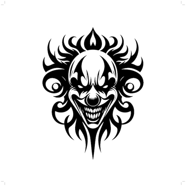 tribal jester cliparts