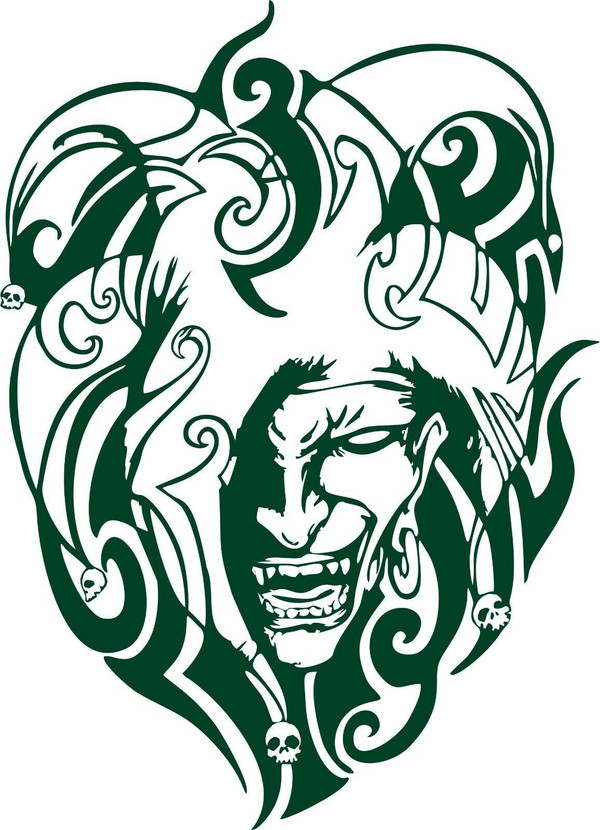 tribal jester cliparts