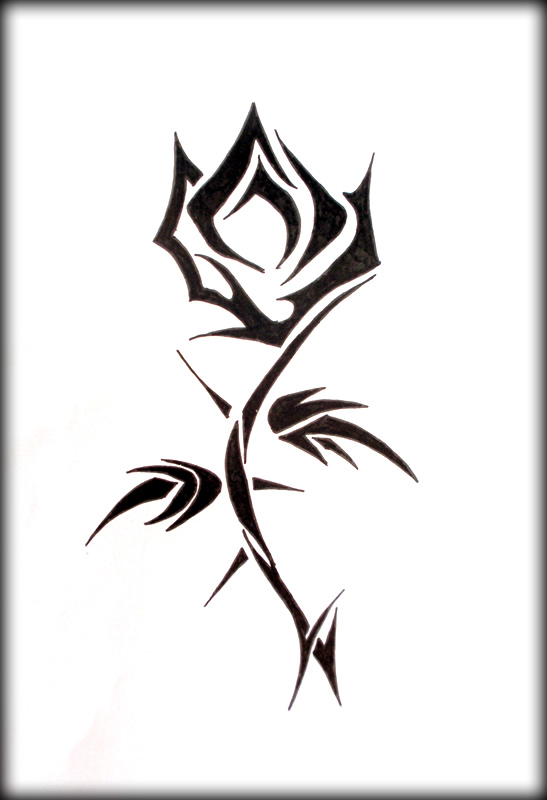 Tribal Rose by Drassa-DX on DeviantArt