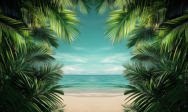 Tropical Frame Design an abstract background where the edges are ...
