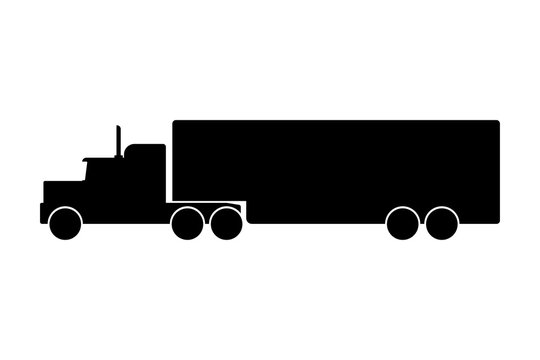 Semi Truck Silhouette Images – Browse 8,505 Stock Photos, Vectors ...