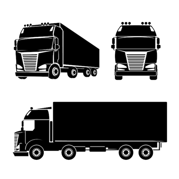Truck Silhouette Bilder - Kostenloser Download auf clipart library