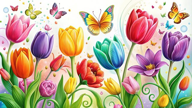 Tulips Clipart Images – Browse 33,107 Stock Photos, Vectors, and ...