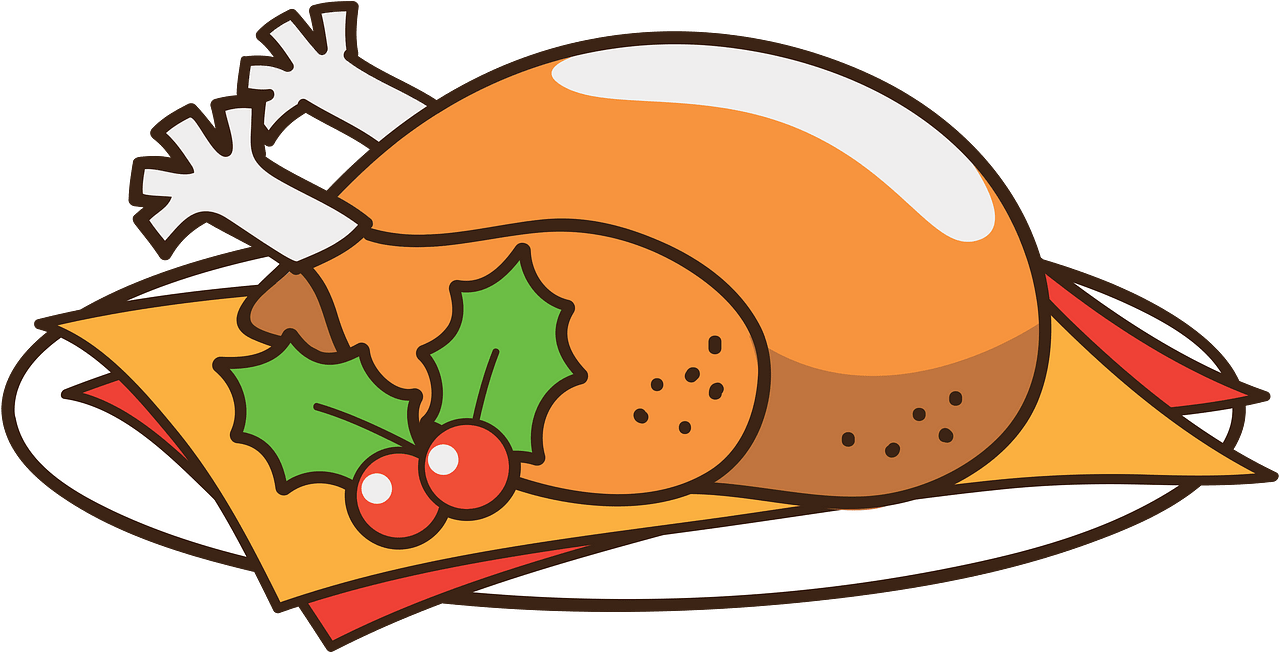 turkey dinner clipart